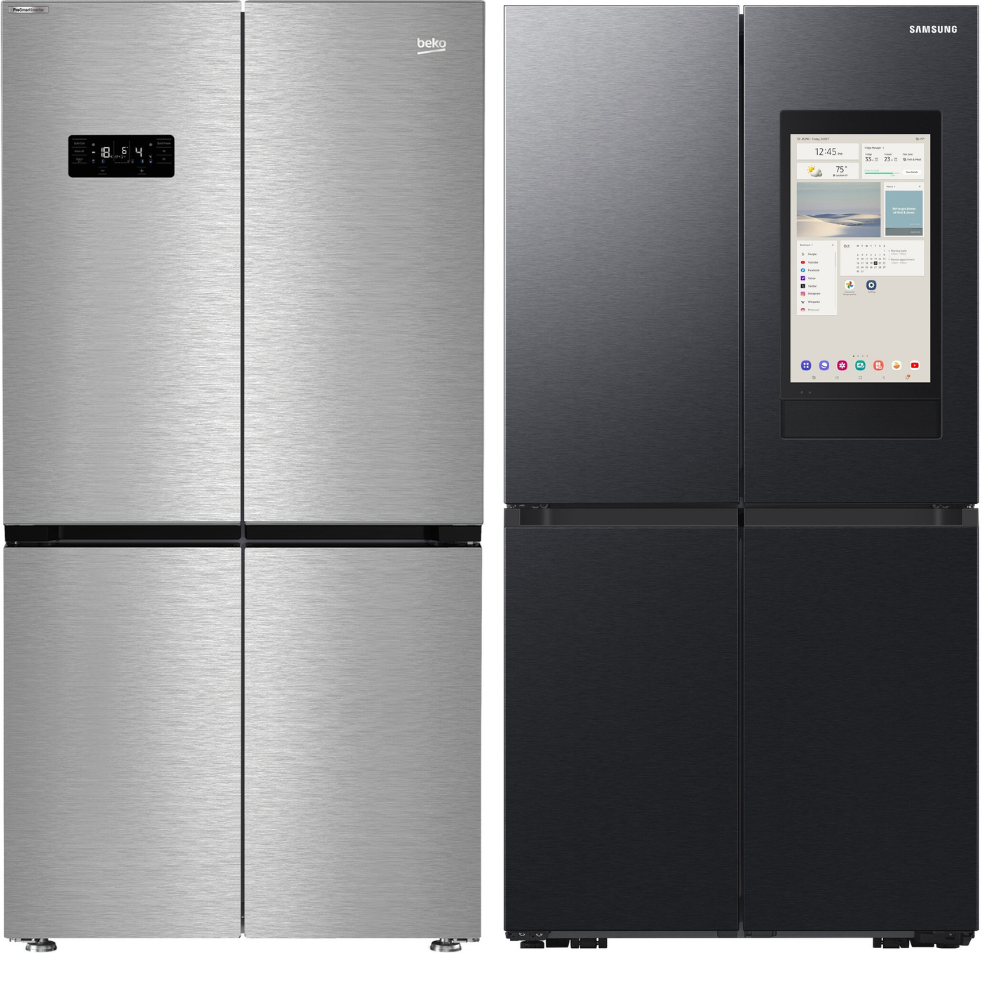 Porównanie lodówek Samsung i Beko – przestronna lodówka Samsung Side-by-Side idealna dla dużych rodzin